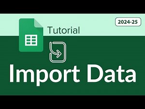 How to Import Data into Google Sheets | Step-by-Step Guide for Beginners