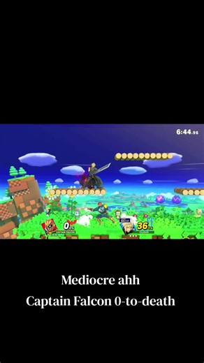 Captain Falcon 0-to-death (SSBU) #supersmashbros #smashbrosultimate #smashultimate #captainfalcon