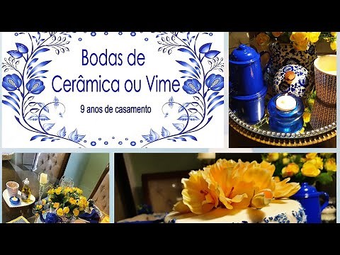 9th Wedding Anniversary - Ceramic or Wicker Wedding Anniversary! Dining table for two!