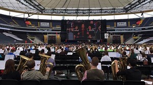 This is what a colossal orchestra of 7,500 musicians playing Dvorák sounds like