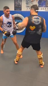 Alex Pereira không ngại để bạn tập sparring của mình như vậy rồi đăng nó lên mạng xã hội của anh ấy. | Thể thao