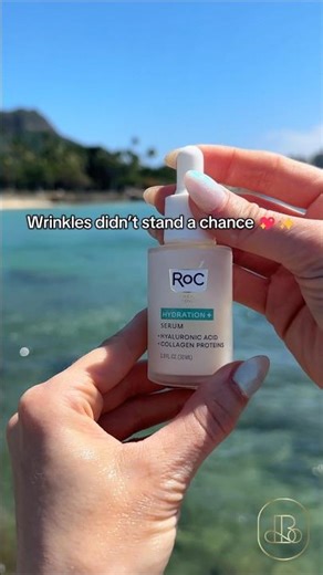 RoC Hyaluronic Acid Serum 💧✨ | Hydration+ Glow & Moisture Support 💙