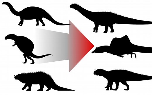 几个世纪以来，几种恐龙的形象变化！动画高清版 @刺猬字幕组【Dane Pavitt】Dinosaurs Through History