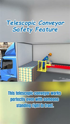 Telescopic Conveyor Safety Feature - Naili Conveyor