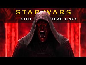 Embrace Your Dark Side | Sith Teachings