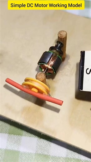 Simple DC Motor Working Model