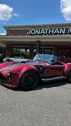 Jonathan Motorcars on Instagram: "THE RUBY❤️‍🔥 New Arrival 1965 @backdraft_racing Cobra 🐍 Powered by the @prestige_moto 427 MPI 500HP 💨 Full listing coming soon! #JMCCobra #shelby #cobra JMC is your Official Backdraft Racing Dealer ☎️609-871-2700 💻JMCCobra.com"