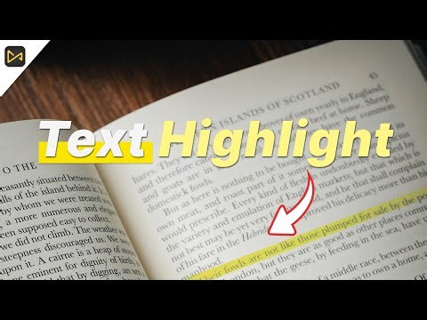 How to Create a Text Highlight Effect