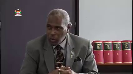 Fiji's Attorney-General Siromi Turaga received the final report on the 2022 General Elections from the Multinational Observers Group today | Fiji Government