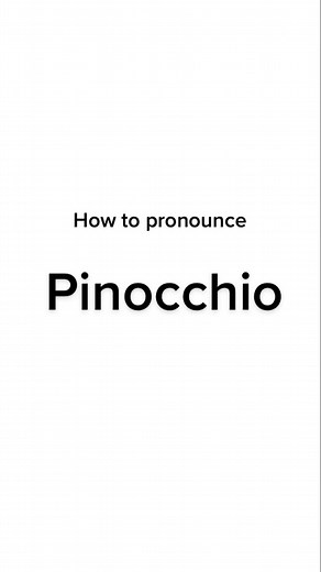 How to pronounce: Pinocchio. If you have trouble pronouncing any words, please leave them in the comment section. #pronunciation #pinnochio #pronunciationtips #pronunciations #howtopronounce