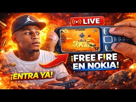 #freefire Jugando Free Fire en un Nokia MODIFICADO! ¿Funciona o explota? 😱