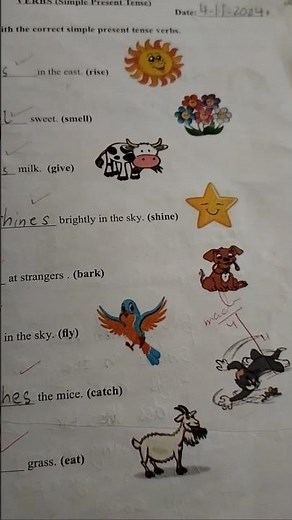 simple present tense class 1