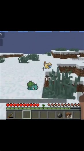 Jogando pixelmon no Minecraft