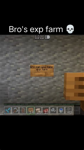 Bro's exp farm 💀 #minecraft