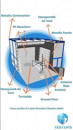 How an EMC anechoic chamber looks like?