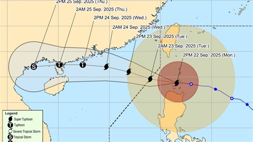 Nando moves away from Babuyan Islands after making landfall over Panuitan