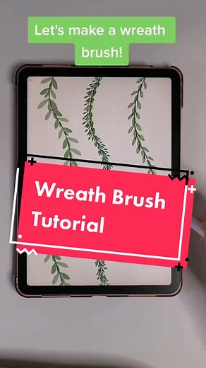 Procreate Wreath Brush Tutorial