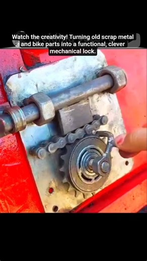 DIY Scrap Metal Chain Lock