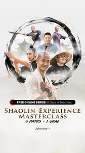 95 reactions · 202 shares |  Shaolin Experience Masterclass: 6...