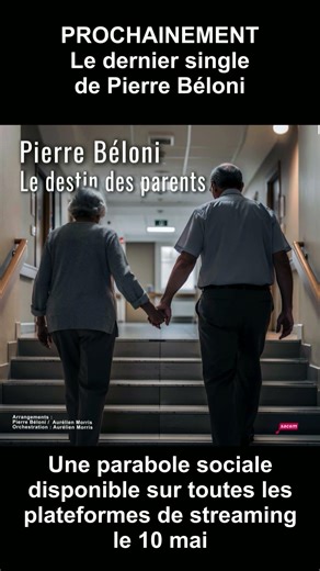 teaser for the release of the single "Le destin des parents" by Pierre Béloni