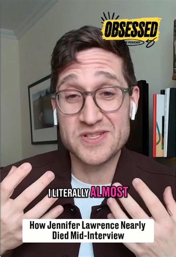 How Jennifer Lawrence Nearly Died Mid-Interview @joshuahorowitz recounts to Kevin Fallon the time Jennifer Lawrence almost choked to death mid-interview as she was so intent on excelling at the ‘Chubby Bunny’ challenge. ⁠Click the link in bio to watch the full interview and subscribe so you don’t miss new episodes of Obsessed: The Podcast every Monday, Wednesday, and Friday!⁠ #JenniferLawrence #TheHungerGames #ChubbyBunny #Choking #CelebrityInterview