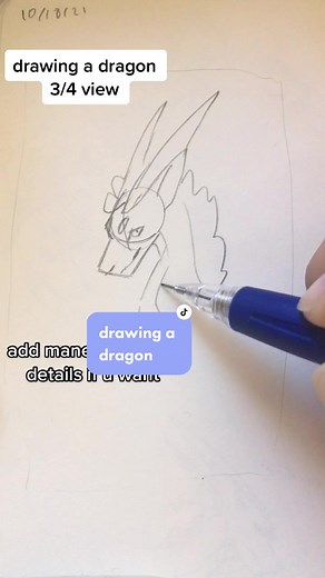 Drawing Dragons from 3/4 View Tutorial
