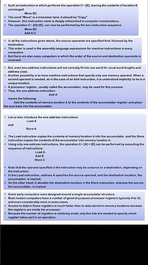 Instructions and Instruction Sequencing | Computer Organization #computerscience #bca