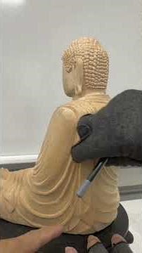 Challenge Buddha Sculpture 3401 Amida Triad (Central Amitabha Nyorai) (Horizontal Cloth 1) Seita T