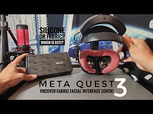•Meta Quest 3 | VRCover Fabric Facial Interface Cover Install With Facial Interface Removal/Install!