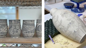 What's the Difference Between Sgraffito and Mishima?