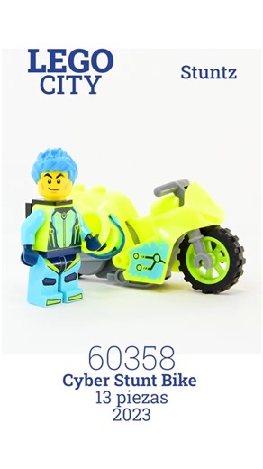 LEGO - CITY - STUNTZ - Cyber Stunt Bike - 60358 - 2023 #lego #city #bolivia