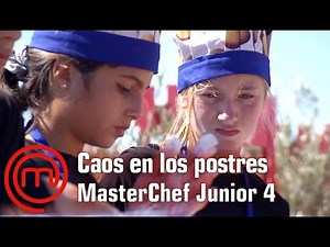 Caos en los postres | MasterChef Junior 4 | Programa 3