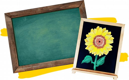 Art Accessories: Porous versus Non-Porous Chalkboards
