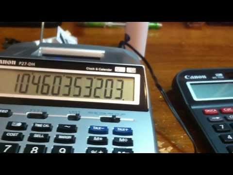 Canon P27-DH & CanonWS-112H Unboxing