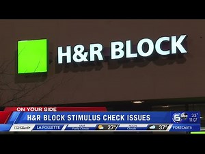 H&R Block stimulus check issues