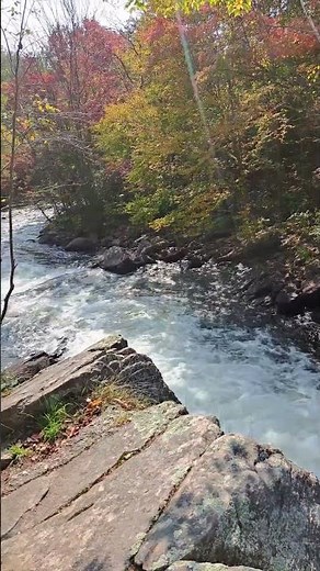 Long Slide Waterfall on Hollow River (Dorset, Ontario, Canada) #waterfall #travelcanada