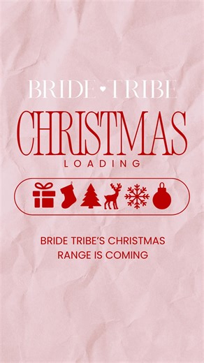Not yet. We’re saving the big Christmas reveal for Sunday night, but let’s just say the sleigh may have arrived early behind the scenes. If you know where to look, you can shop it already. #christmasmagic #bridetobe #2025bride #2026bride | Bride Tribe