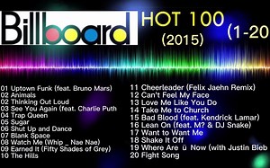 2015美国billboard年度单曲排行榜 TOP 100（1-20）