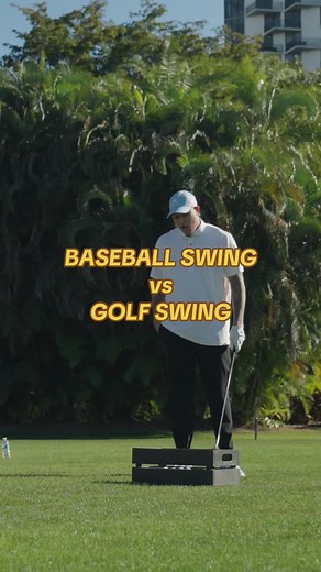 Golf Swing vs Baseball Swing: Manny Machado's Insight