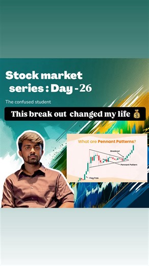 Trading crypto stocks on Instagram: "Day(26/30)📈 ఈరోజు వీడియోలో మనం Pennant Pattern గురించి తెలుసుకుందాం — ఇది ఒక continuation chart pattern, పెద్ద price movement తరువాత కనిపిస్తుంది. ఈ pattern మళ్లీ ట్రెండ్ కొనసాగుతుందనే సూచన ఇస్తుంది. In this video, learn about the Pennant Pattern in the stock market — a powerful continuation signal for traders. We’ll cover: • Bullish మరియు Bearish Pennant patterns మధ్య తేడా • ఎప్పుడు Buy లేదా Sell signals వస్తాయి • Daily trading లో ఎలా identify చేయాలి ఈ వీడి