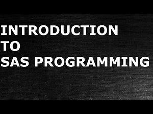 SAS Programming|Introduction to SAS