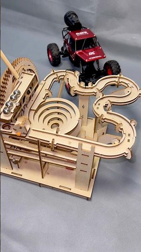 Amazing Wooden Marble Run Machine | Mind-Blowing Engineering Build | DMS Satisfyme