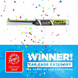 Rain-X Silicone Endura Wiper-Blades have been named the 2020 Product of the Year! Available now only at Walmart. | Rain-X