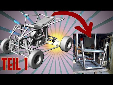 Quad (ATV) selber bauen #1 3D Planung | Grundrahmen