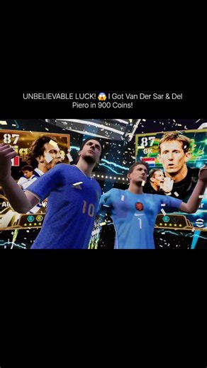 ​UNBELIEVABLE LUCK! 😱 I Got Van Der Sar & Del Piero in 900 Coins! #eFootball #VanDerSar #Gaming #pes