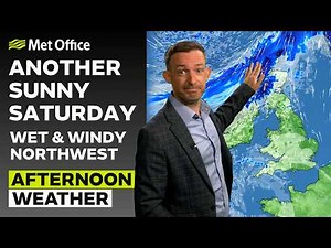 08/08/2026 - Hazy south, wet and windy north - Afternoon Weather Forecast UK - Met Office Weather