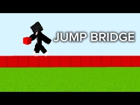 How to do Jump Bridge in Minecraft Easy Tutorial 🔥🔥