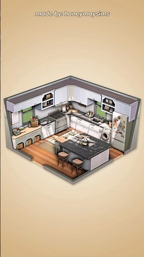 Realistic Family Kitchen in The Sims 4 🥧