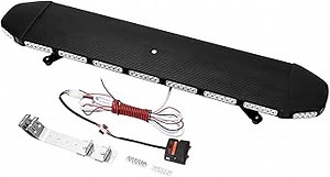 48" 108 Led Strobe Light Bar, Police Lights Bars, Double Side Warning Amber Light, High Bright Tow Truck Bar, Emergency Lights for Trucks, Vehicle, Snowplow, Crane, Construction