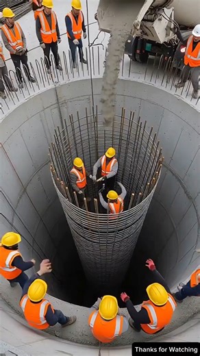 Workers SURPRISED! Mixer Truck Starts Pouring Before Signal... #fail#construction#engineering#shorts